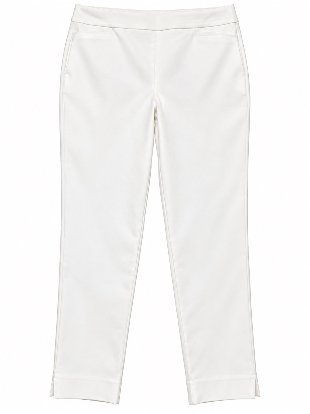 Chico’s So Slimming Brigitte Slim Ankle Pants Alabaster 2R 12 NWT